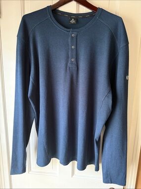 KUHL Henley Men's XXL Breathable Moisture Wicking Soft NWT